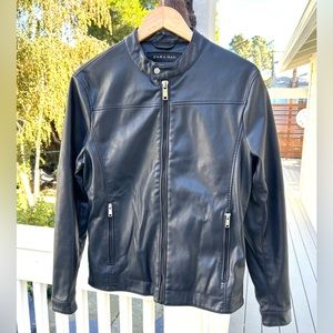 Zara Man Faux Leather Jacket